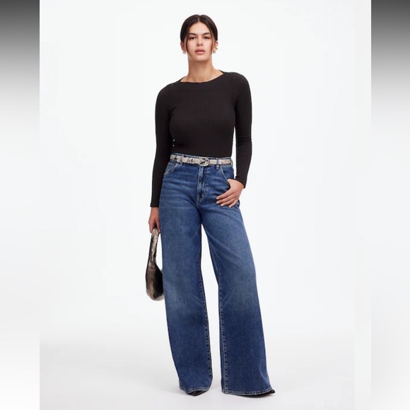 NWT MADEWELL Boatneck Long Sleeve Tee XS - Picture 2 of 8